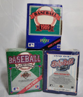1989 , 1990 & 91 Upper Deck MLB Baseball High Number Series and Traded Sets