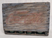 Vintage Coca-Cola Wood Bottle Crate w/6 Vintage 26oz. Pop Bottles