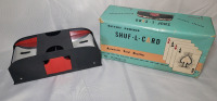 Vintage WACO Shuf-L-Card Automatic Card Shuffler w/Original Box