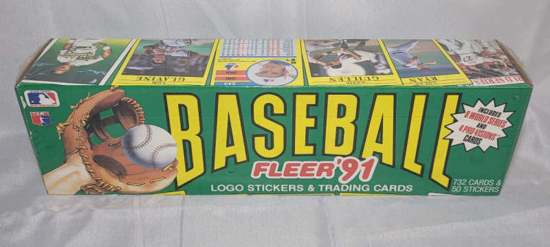 1991 Fleer MLB Baseball Trading Card Sealed Set in Box