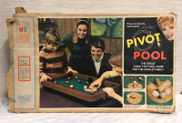 Vintage Milton Bradley Pivot Pool Game
