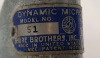Shure Brothers Dynamic Microphone Model #51 , Untested - 3