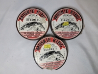 Muskie King 23 Gauge Fishing Trolling Line 30lb Test , 500 Feet . Three Spools , Never Used