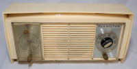 RCA Victor RC-19 Tube AM Radio / Alarm Clock , Tested Working