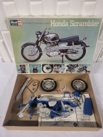 Partially Complete Honda Scrambler 1/8 Scale Model