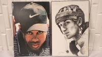 Wayne Gretzky & Tiger Woods Plak-It Photographs