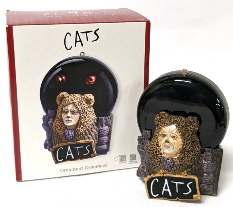 Vintage Carlton Cards CATS Griselda Musical & Light-Up Ornament