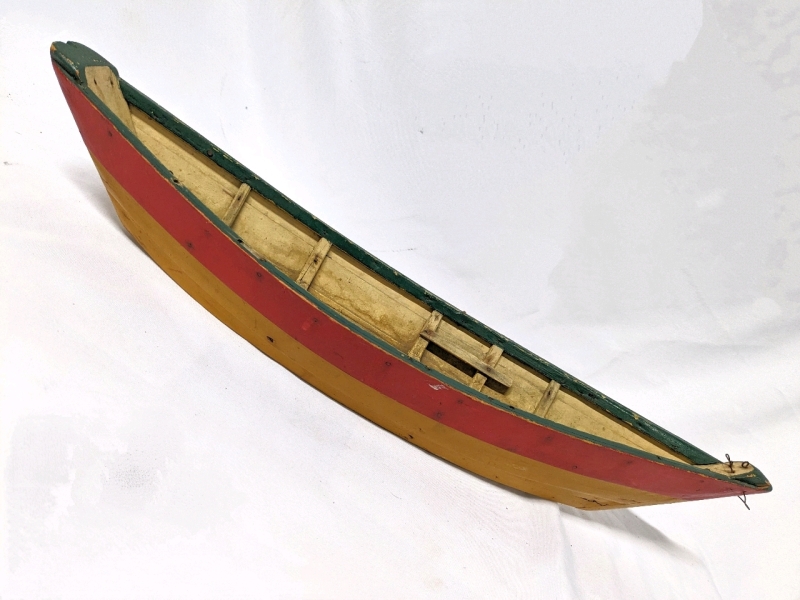 Vintage Wooden Boat Bottom 26" Long