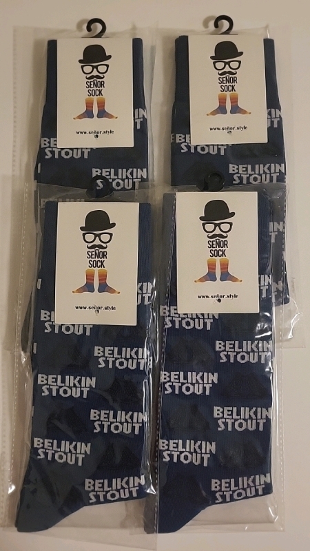 4 New Senor Sock Belikin Stout Socks - Adult O/S