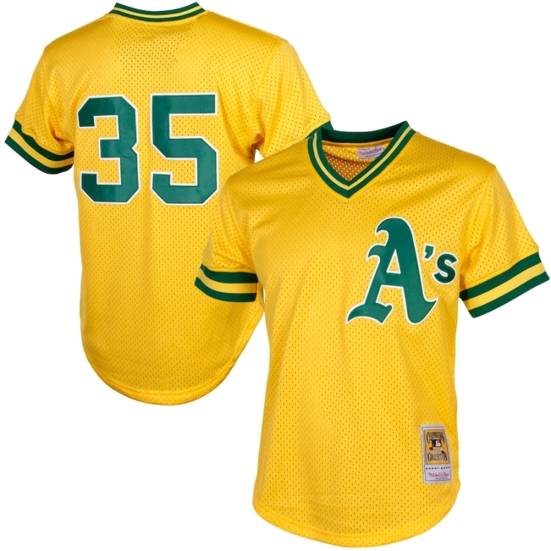 New Mitchell & Ness Ricky Henderson Practice Jersey - M