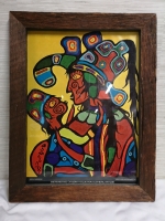 Vintage Framed Poster - Norval Morrisseau