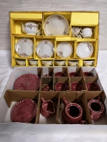 2 Vintage Children's Toy Tea Sets - Made in Japan