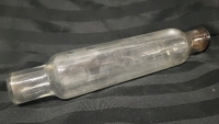 Vintage Glass Rolling Pin - 14" Long