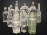 Collection of Vintage Glass Bottles