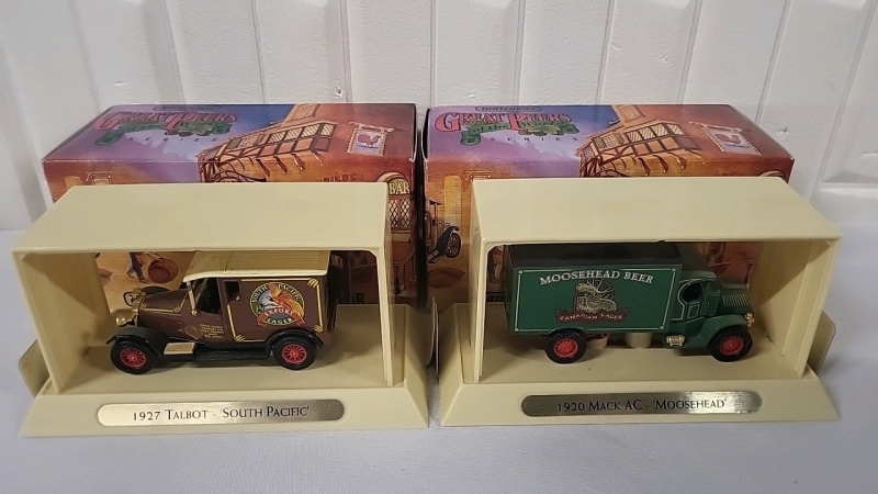2 Vintage Matchbox Great Beers of the World Diecast Cars