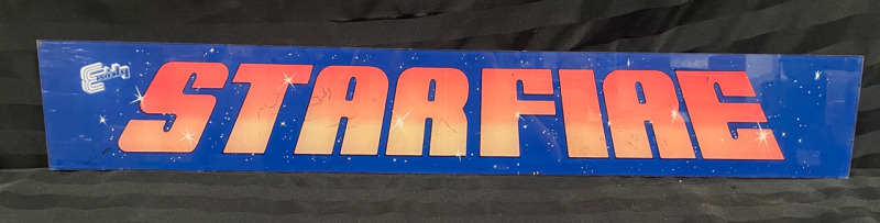 Vintage EXIDY STARFIRE sign 31.5 inch by 5 inch