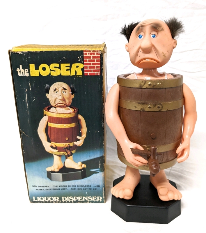 Vintage Liquor Dispenser "The Loser"