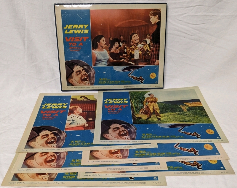 Vintage 1960 Prints JERRY LEWIS in Visit to a Small Planet + A Mounted Print