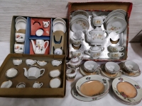 4 Vintage Children's Toy Tea Sets - Japan