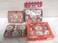 4 Vintage Children's Miniature Toy Tea Sets - Japan