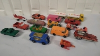 Lot of Vintage Diecast Cars - Corgi , Hor Wheels , Matchbox & More