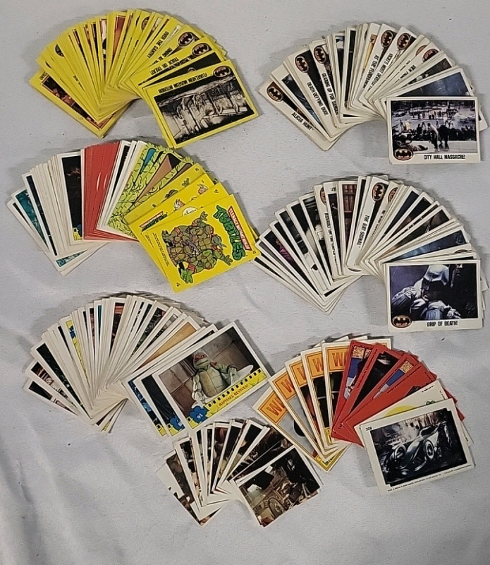 250+ Non Sprts Cards - Batman , TMNT & Dick Tracy