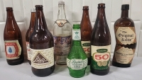 8 Vintage Bottles - Beer Bottles & More