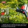 New MZK 20V MAX 22.4-inch Cordless Pole Hedge Trimmer w/8ft Reach - 4