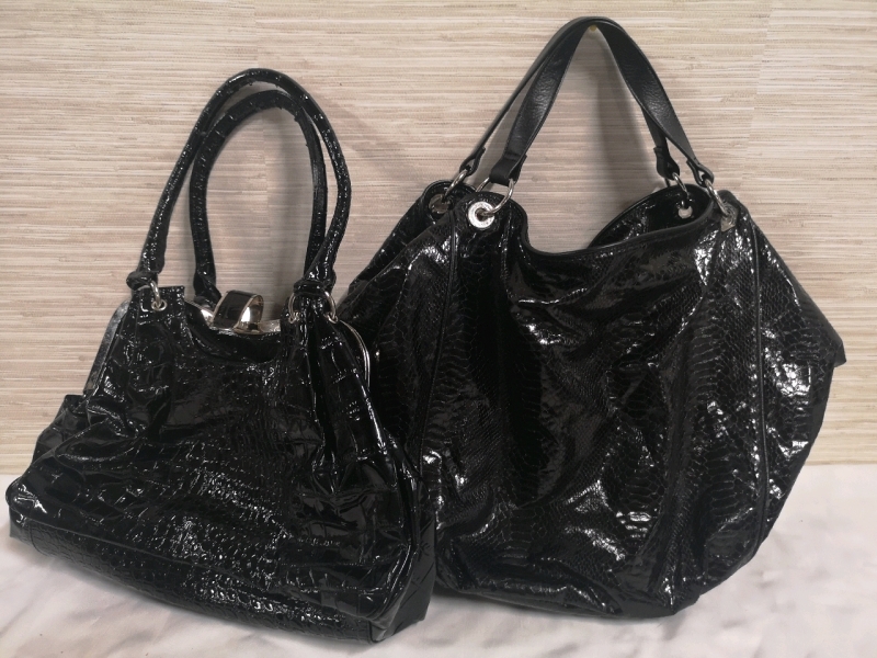 Black Purse and Large Tote bag