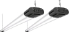 Bbounder 48" LED Linkable Shoplights w/Hardware , 40W 6500K , 2-Pack - New