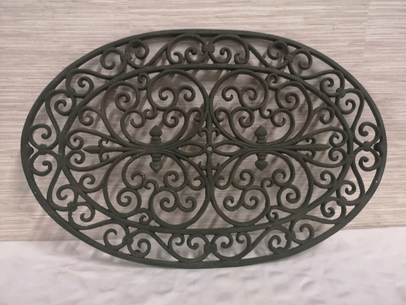 Vintage Cast Iron Door Mat