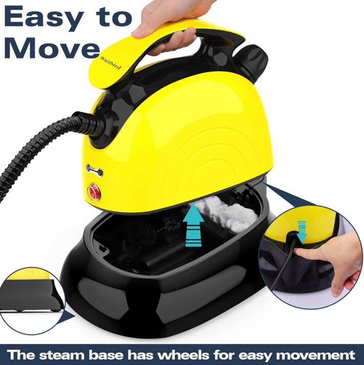 Waitbird Multi function steam cleaner color yellow