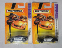 MatchBox MBX Metal Diecast Cars in Package . Police & Highway Patrol