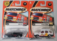 MatchBox Diecast Cars in Sealed Package . BMW Z8 & Nissan Xterra Beach Patrol SUV