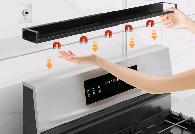 VANGAYH Magnetic Shelf for Stove Top, Shelf Over the Stove Kitchen - New