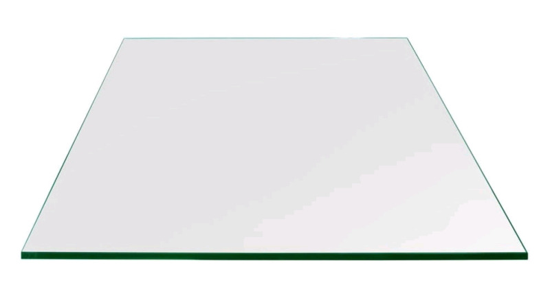 NEW - Dulles Glass 18"&times;18"&times;1/4" Clear Tempered Glass