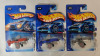 Hot Wheels 2004 First Edition 76/100 " Madd Propz " Planes . All Three 2004 Variations