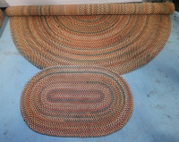 Vintage Home braided Area Rug Matching Set . Measures 51"&times;33" & 103"&times;128" - pre-owned