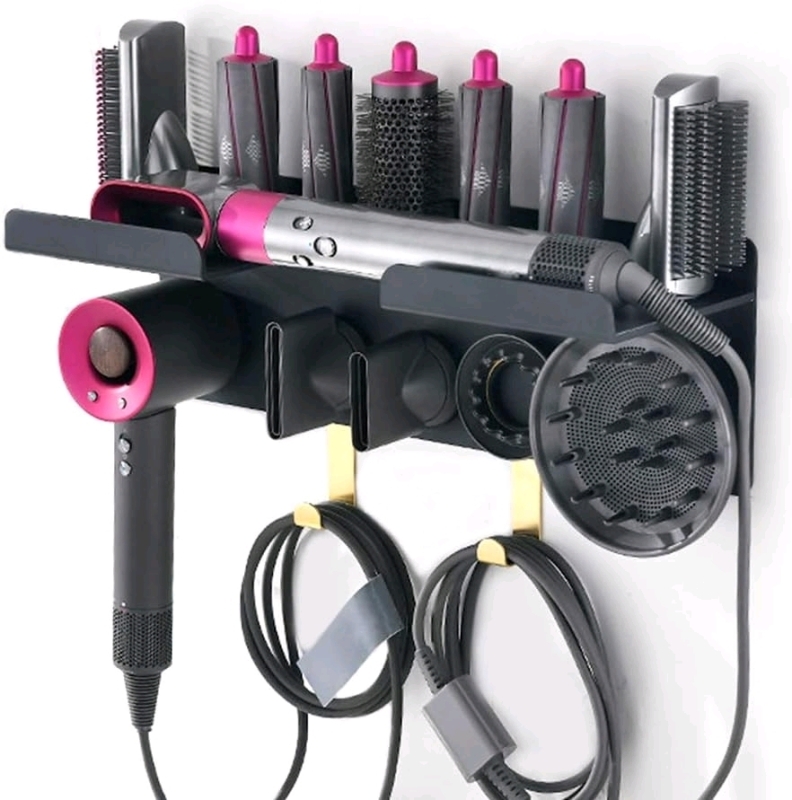 Wall Mount Holder Adhesive for Dyson Airwrap Styler, Hair Dryers, Curlers & Attachments