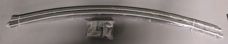 Adjustable shower curtain rod