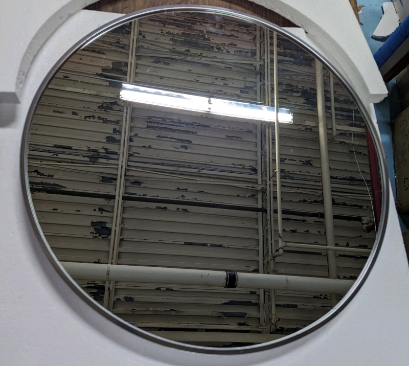 Aluminum Frame Mirror - Round
