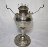 Antique Bradley & Hubbard Oil Lamp with Chimney . Measures 22" Tall - 2