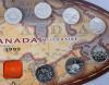 1999 Canadian Millennium Quarter Coin Set in Coin Holder , Uncirculated - 3