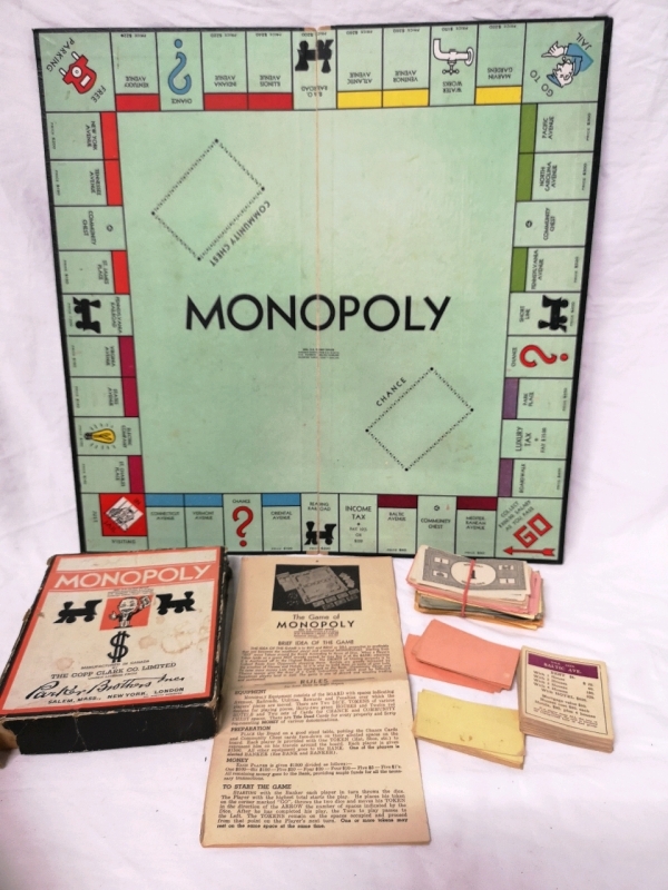 Vintage Monopoly Board Game
