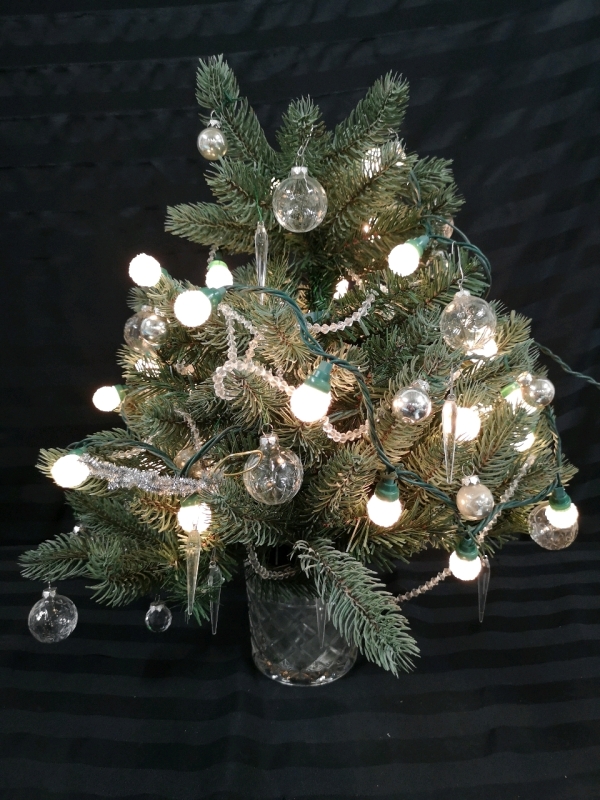 Small Decorative Artificial Tree with Lights