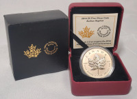 2014 Canadian Silver $5 Five Dollar Maple Leaf 1oz. Fine Silver Bullion Replica Coin