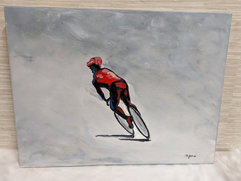 Singed Painting on Canvas