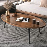 ANS_HOME Oval Coffee Table