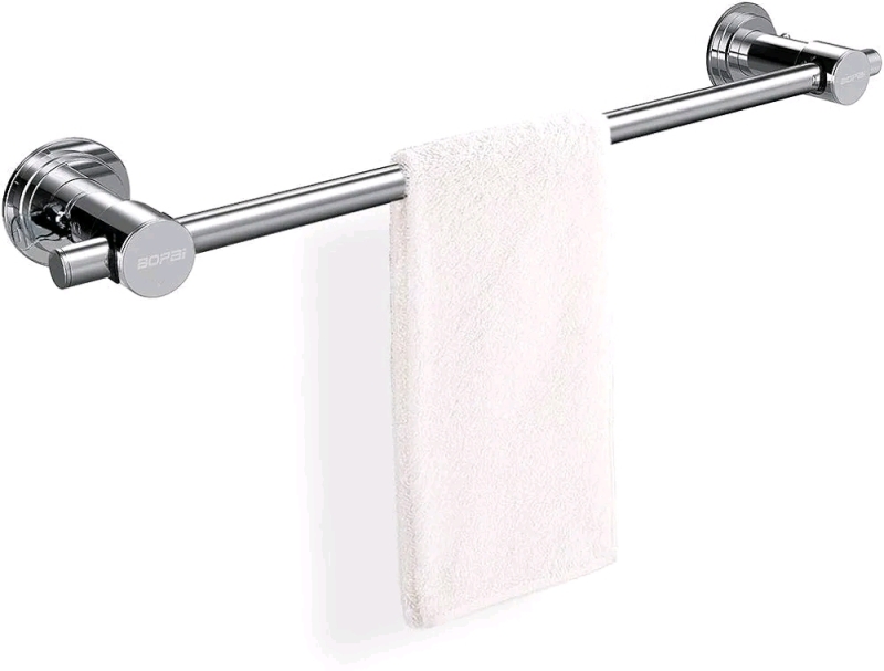 BOPai 24 inch Vacuum Suction Cup Towel Bar