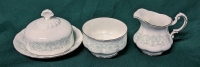 PARAGON England " Melanie " Butter Dish, Sugar Dish & Creamer